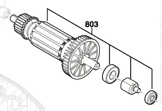 Induit BOSCH réf. 2 609 006 176